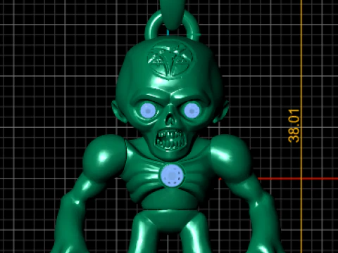 ZOMMBIES PENDANT 3D Print Model