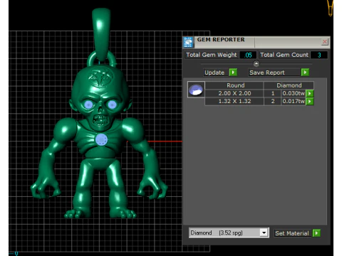 ZOMMBIES PENDANT 3D Print Model