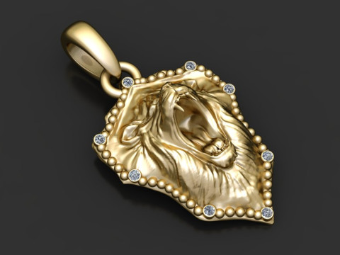 ANIMALS PENDANT 3Dプリントモデル