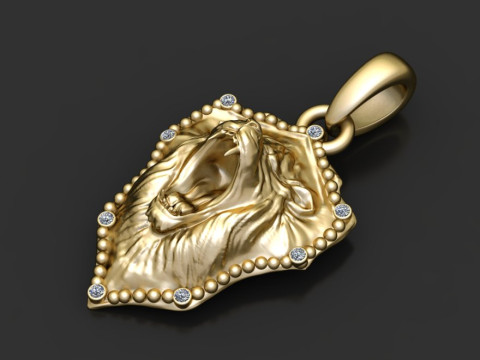 ANIMALS PENDANT 3Dプリントモデル