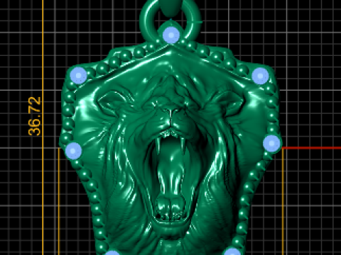 ANIMALS PENDANT 3Dプリントモデル