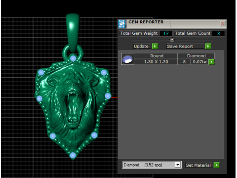 ANIMALS PENDANT 3Dプリントモデル