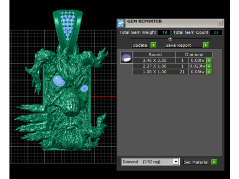 FACES MASK PENDANT Modello di stampa 3D