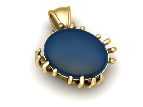 3D GOLD PENDANT 3D Print Model