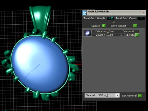 3D GOLD PENDANT 3D Print Model