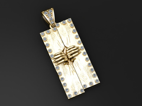 SQUAR HEND PENDANT Modelo de impresión 3D