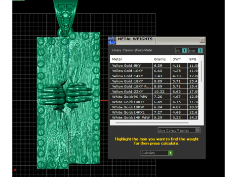SQUAR HEND PENDANT 3D Print Model