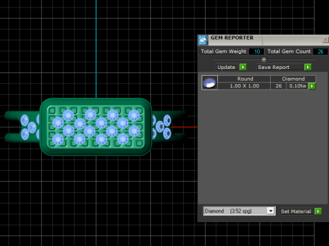 Dual-band gold ring Model do druku 3D