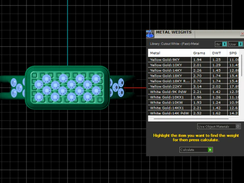 Dual-band gold ring 3D Print Model