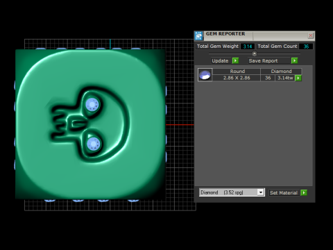 Skull Dice Pendant 3Dプリントモデル