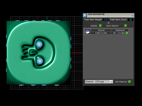 Skull Dice Pendant 3D Print Model