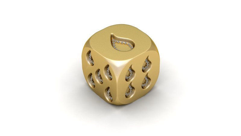 Teardrop Diamond Design 3D Принт Модель .c4d .max .obj .3ds .fbx .stl .blend 