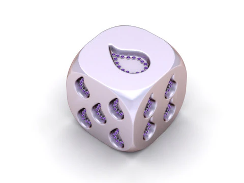 Teardrop Diamond Design 3D Print Model