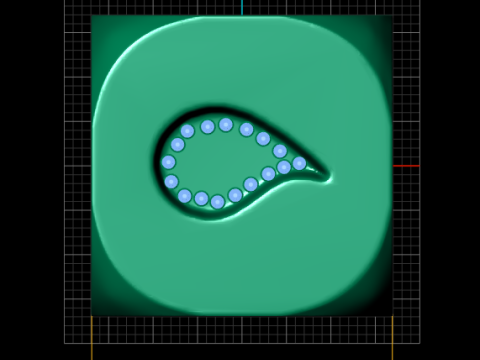 Teardrop Diamond Design 3D Принт Модель