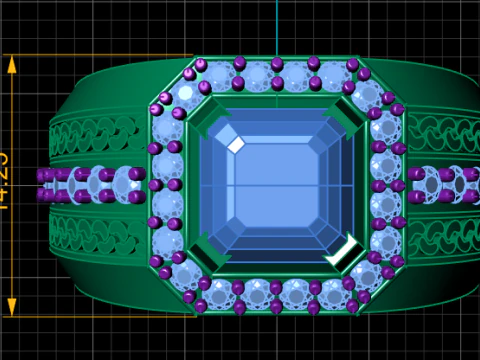 ANILLO ORO 3D Modelo de impresión 3D