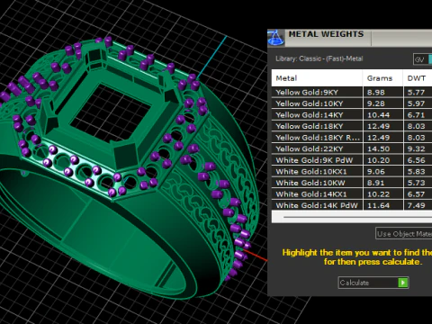 ANILLO ORO 3D Modelo de impresión 3D