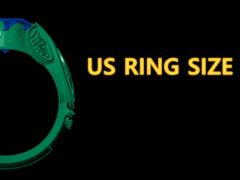 3D GOLD RING 3D Printable Model 3D Print Model
