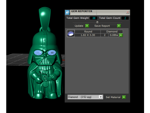 MEN PENDANT 3Dプリントモデル