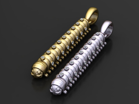 INSERT GOLD PENDANT Model Cetak 3D