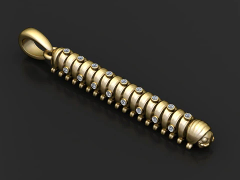 INSERT GOLD PENDANT 3D Print Model