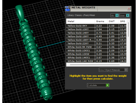 INSERT GOLD PENDANT 3D Print Model