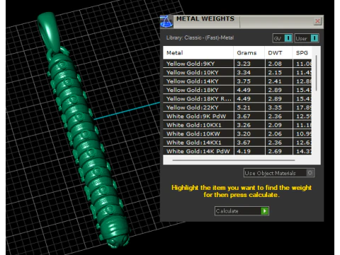 INSERT GOLD PENDANT 3D Print Model