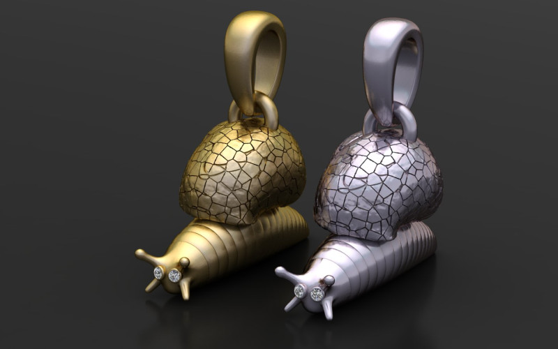 Insert Gold Pendant 3D Printable Jewelry Model 3Dプリントモデル .c4d .max .obj .3ds .fbx .stl .blend 