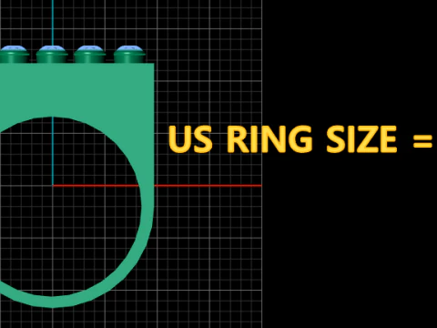 3D GOLD RING 3D Print Model