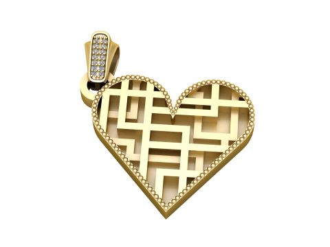 Heart Pendant 3D 打印模型