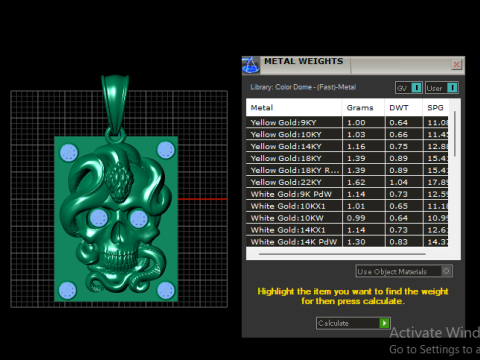 Squar SKULL Faces pendant 3D 打印模型