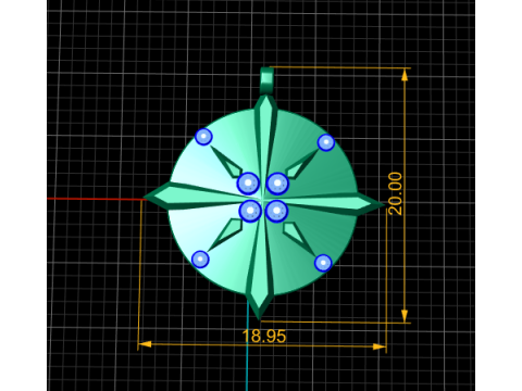 3D GOLD PENDANT 3D 打印模型
