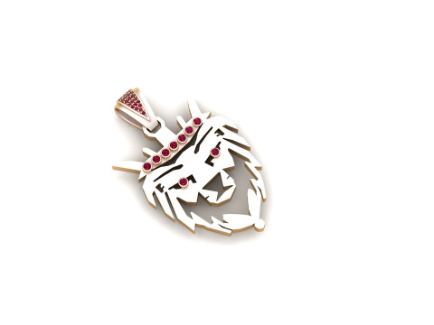 LION KING PENDANT 3D Druckmodell