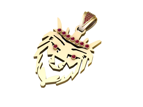 LION KING PENDANT 3D Druckmodell