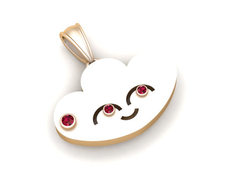 CLUOD PENDANT 3D Print Model