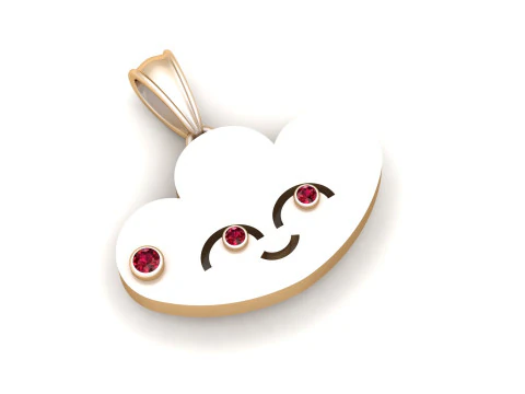 CLUOD PENDANT 3D Print Model