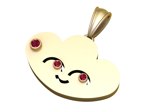CLUOD PENDANT 3D Print Model