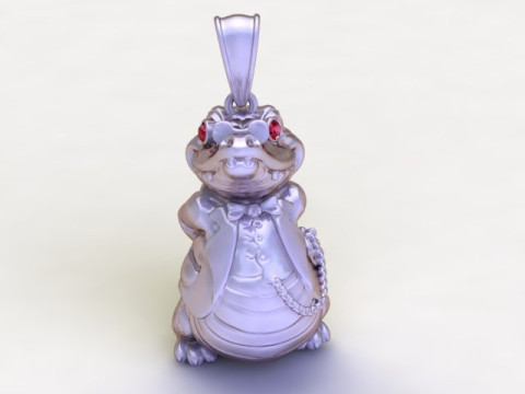 Crocodile Pendant 3D Принт Модель