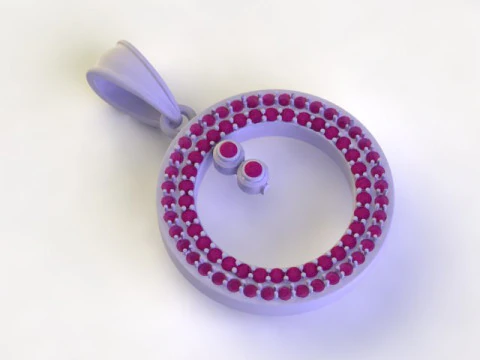 PINGENTE DE OURO 3D Modelo de Impressão 3D