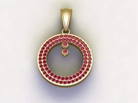 3D GOLD PENDANT 3D Print Model
