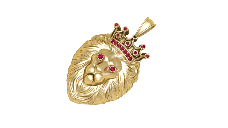 LION KING FACES PENDANT Modello di stampa 3D .c4d .max .obj .3ds .fbx .stl .blend 