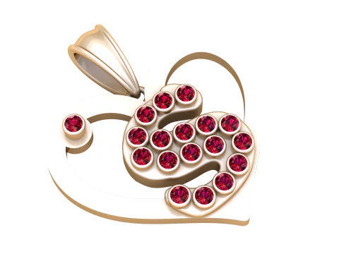 HEART S PENDANT 3D Print Model