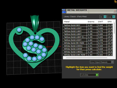 HEART S PENDANT 3D Print Model