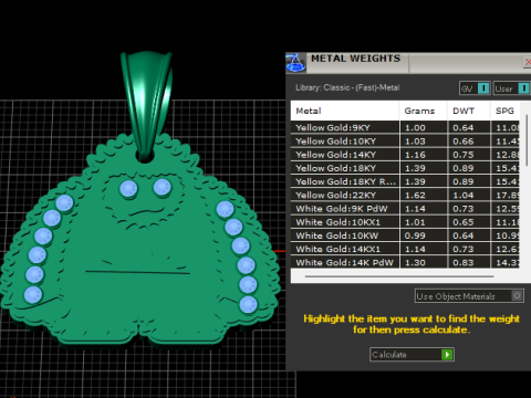 BEAR PENDANT 3D 打印模型