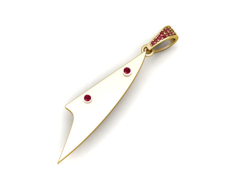 3D GOLD PENDANT 3D Baskı Modeli