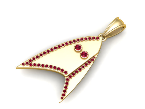 SHIP FLAGS PENDANT 3D Druckmodell
