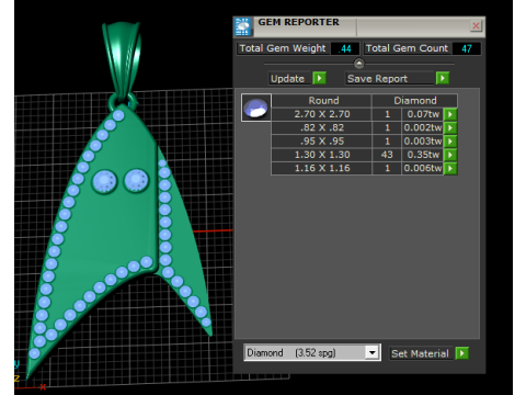 SHIP FLAGS PENDANT 3D Druckmodell