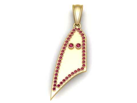 3D GOLD PENDANT 3D 打印模型