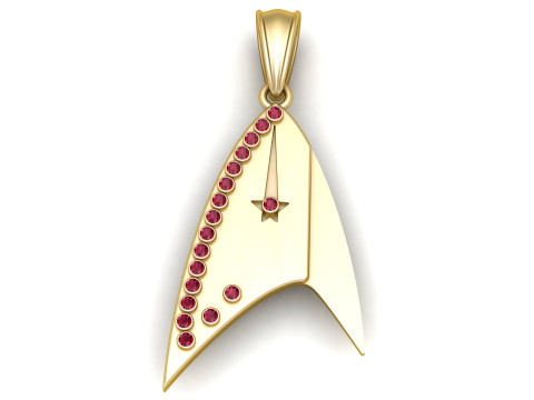 3D GOLD PENDANT 3Dプリントモデル
