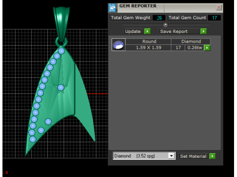 PENDENTIF EN OR 3D Modèles 3D en vedette