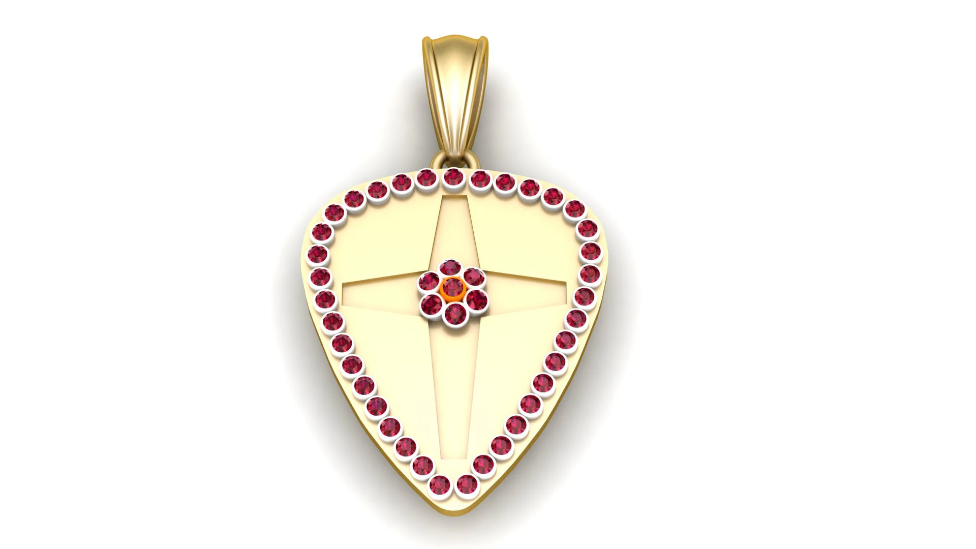 3D GOLD PENDANT 3D Print Model .c4d .max .obj .3ds .fbx .stl .blend